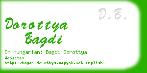 dorottya bagdi business card